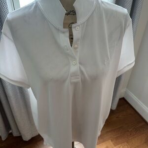 White Short Sleeve Women's Top